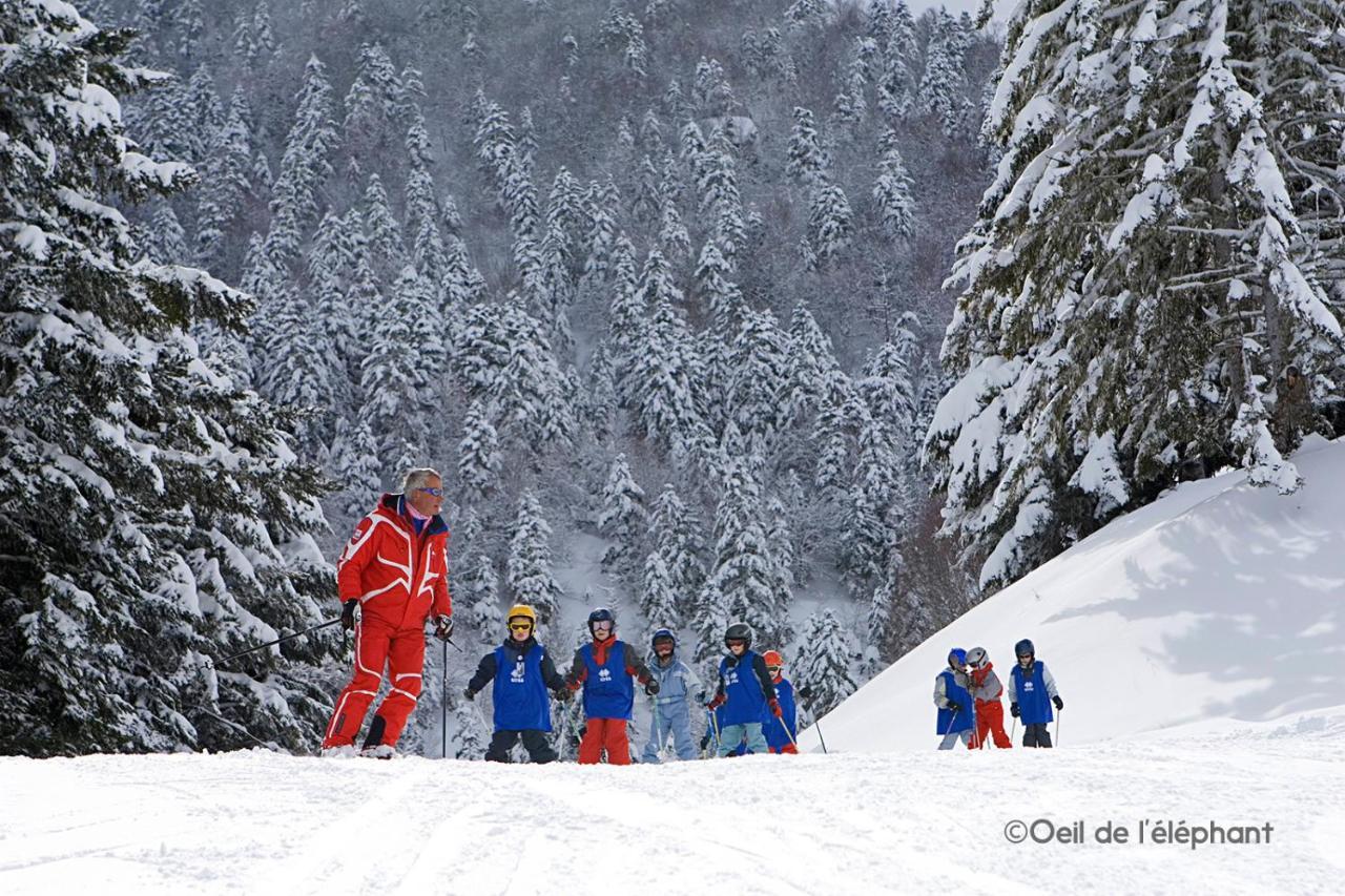 Les Gourgs Blancs - 80M Des Pistes - 6 Personnes Lägenhet Génos Exteriör bild