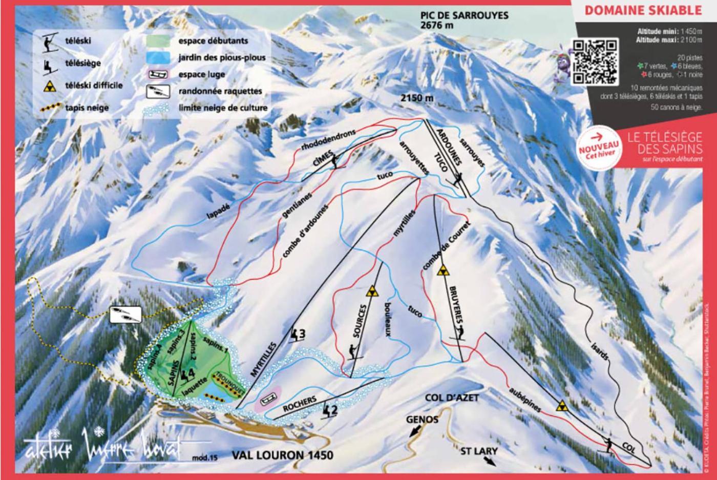 Les Gourgs Blancs - 80M Des Pistes - 6 Personnes Lägenhet Génos Exteriör bild